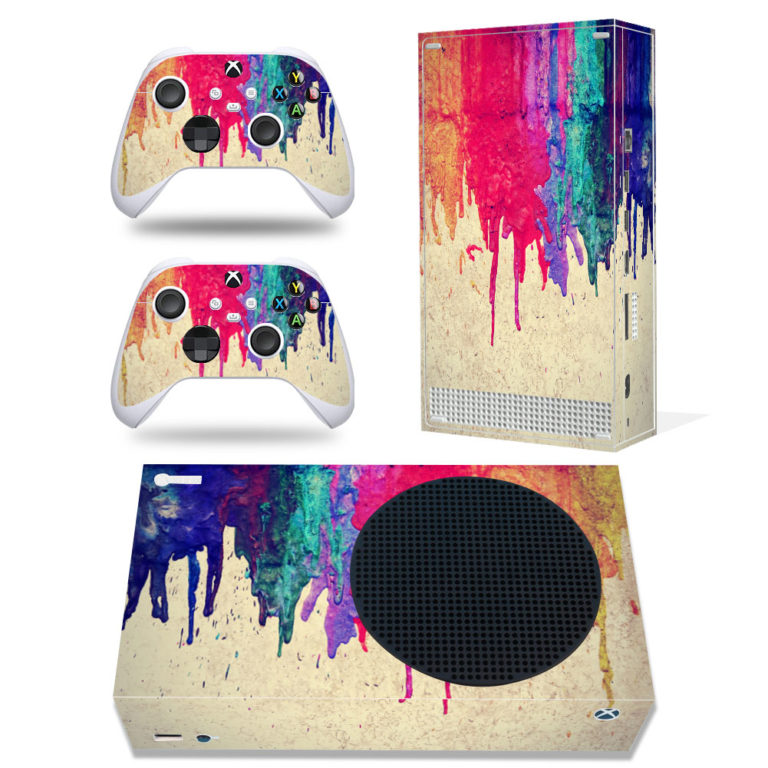 Sticker Cover For Xbox series Vinyl XSS Skin Console and 2 Controllers