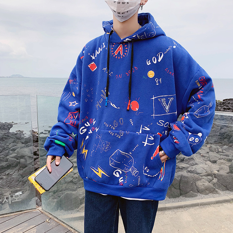 Harajuku Anime One Way Sweatshirt Oversized Japanese Streetwear Harajuku Anime One Way Sweatshirt Oversized Japanese Streetwear