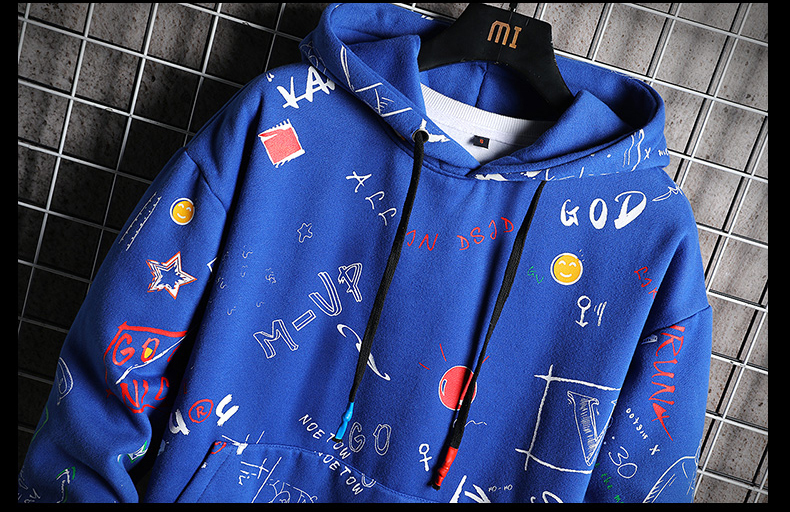 Harajuku Anime One Way Sweatshirt Oversized Japanese Streetwear Harajuku Anime One Way Sweatshirt Oversized Japanese Streetwear
