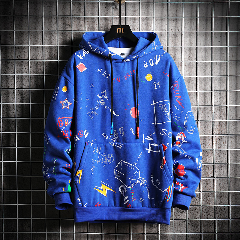 Harajuku Anime One Way Sweatshirt Oversized Japanese Streetwear Harajuku Anime One Way Sweatshirt Oversized Japanese Streetwear