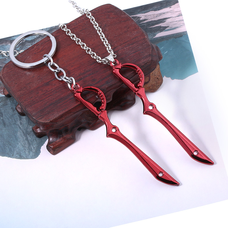 MIDY Anime KILL la KILL Keychain Matoi Ryuko Metal Mini Red Scissors Blade Keyring Men Car Accessories MIDY Anime KILL la KILL Keychain Matoi Ryuko Metal Mini Red Scissors Blade Keyring Men Car Accessories