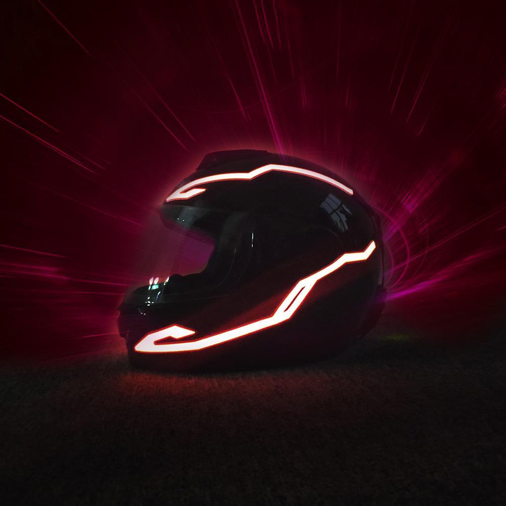 Light Flashing Stripe Motorcycle Helmet Luminous Sticker LED Night Riding Lights Light Flashing Stripe Motorcycle Helmet Luminous Sticker LED Night Riding Lights