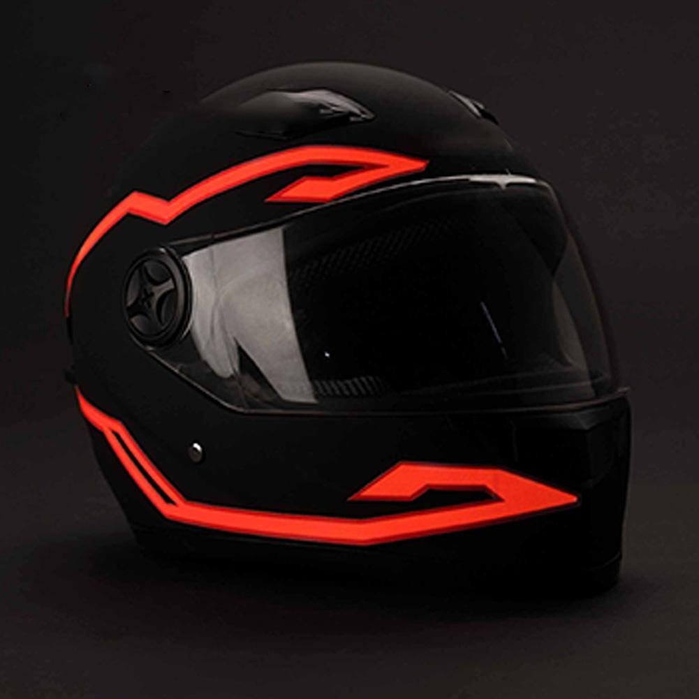 Light Flashing Stripe Motorcycle Helmet Luminous Sticker LED Night Riding Lights Light Flashing Stripe Motorcycle Helmet Luminous Sticker LED Night Riding Lights
