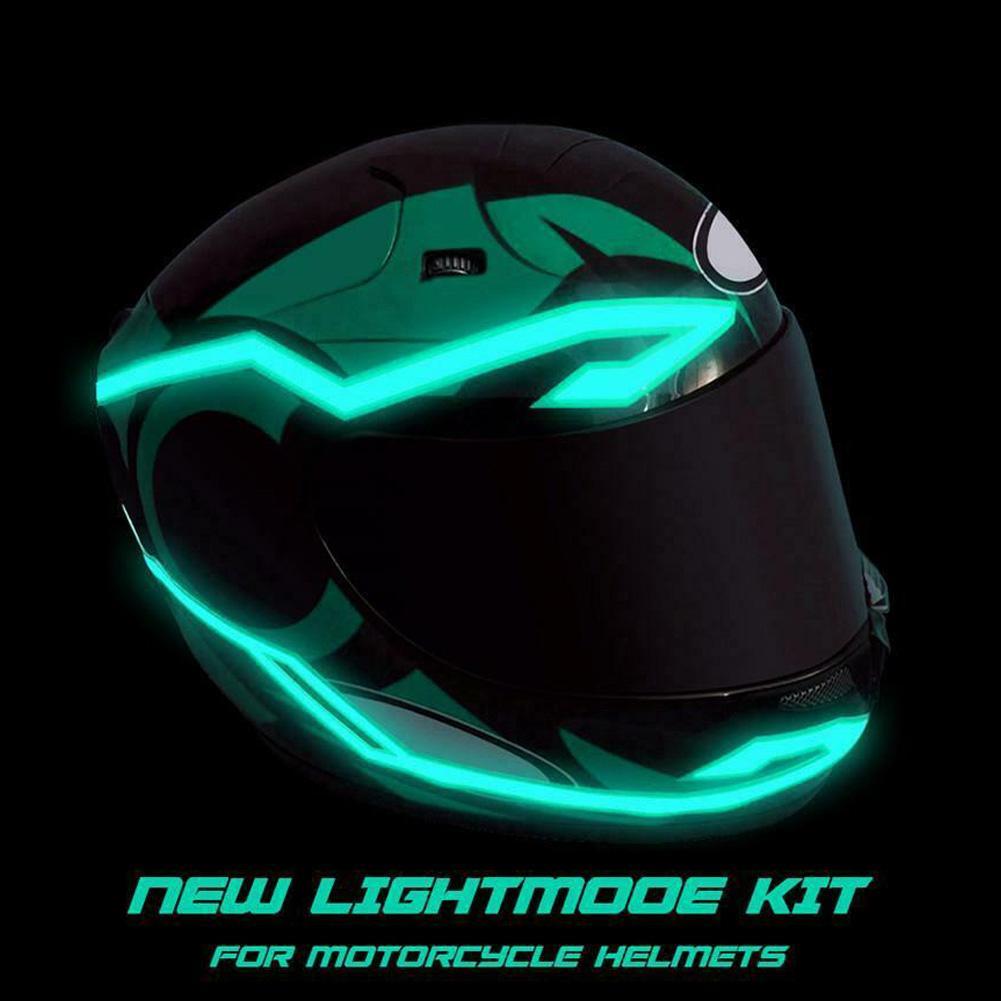 Light Flashing Stripe Motorcycle Helmet Luminous Sticker LED Night Riding Lights Light Flashing Stripe Motorcycle Helmet Luminous Sticker LED Night Riding Lights
