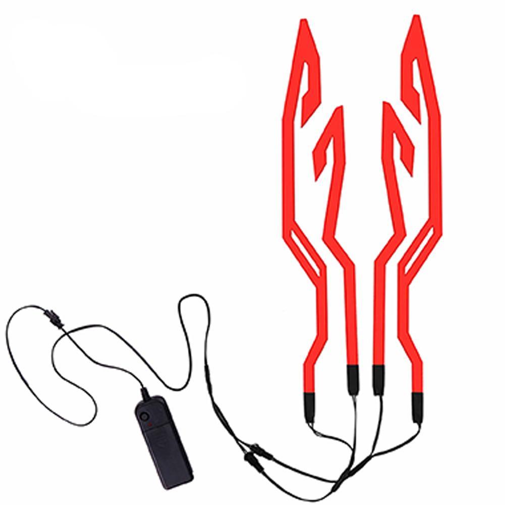 Light Flashing Stripe Motorcycle Helmet Luminous Sticker LED Night Riding Lights Light Flashing Stripe Motorcycle Helmet Luminous Sticker LED Night Riding Lights