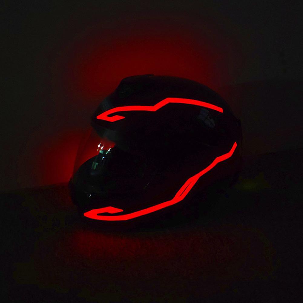 Light Flashing Stripe Motorcycle Helmet Luminous Sticker LED Night Riding Lights Light Flashing Stripe Motorcycle Helmet Luminous Sticker LED Night Riding Lights