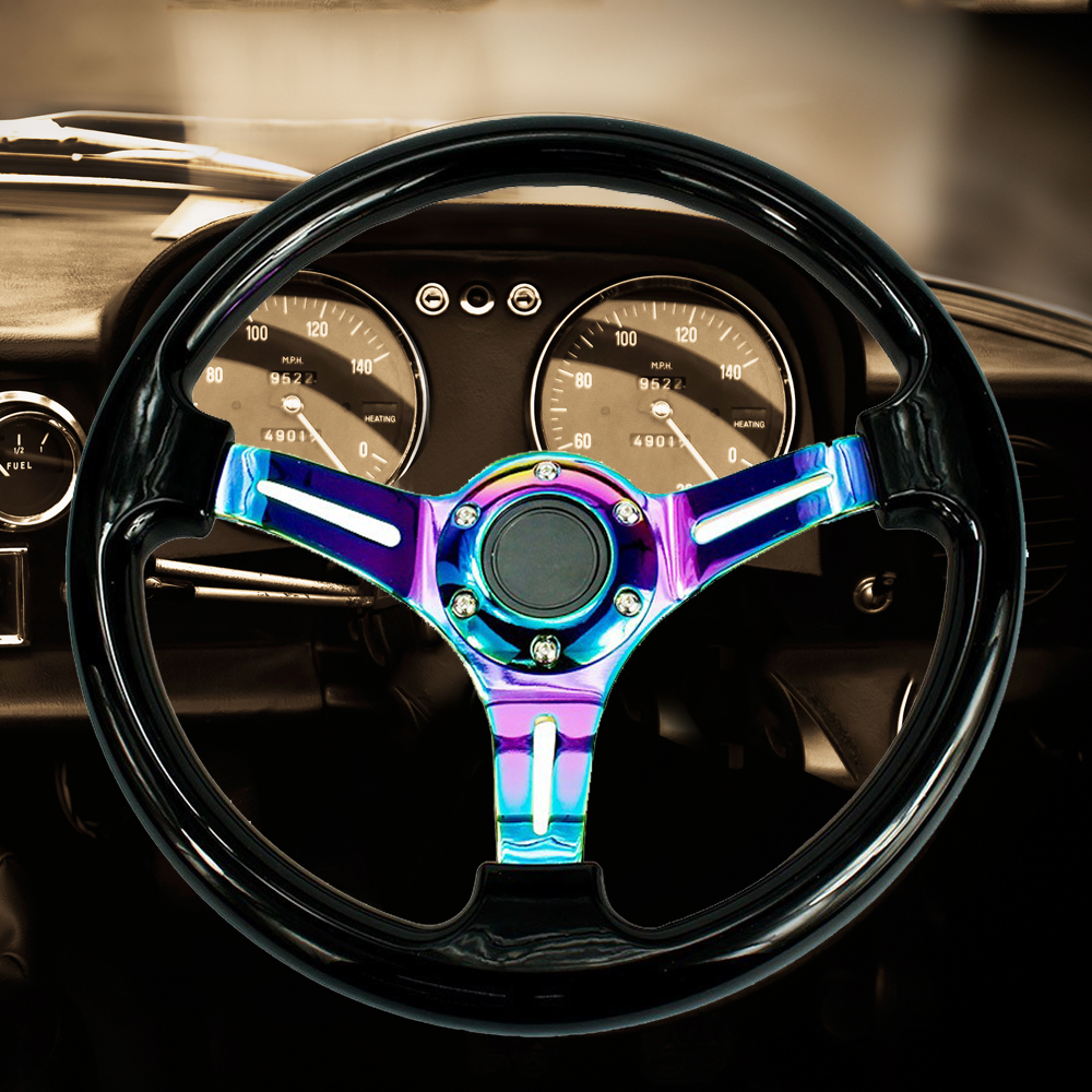 Universal Car Modified Cool Racing Competition Steering Wheel Drifting Racing ABS 14 Inch 350MM Universal Car Modified Cool Racing Competition Steering Wheel Drifting Racing ABS 14 Inch 350MM