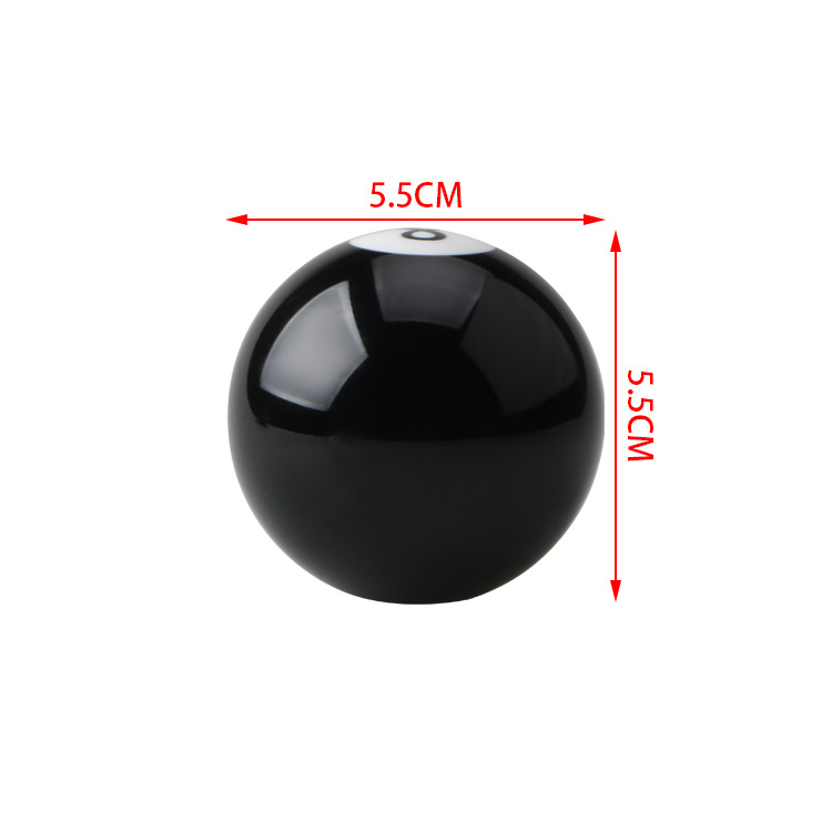 Universal Acrylic Black 8 Ball Gear Knob Short Shifter Knob, For mostly Car Universal Acrylic Black 8 Ball Gear Knob Short Shifter Knob, For mostly Car