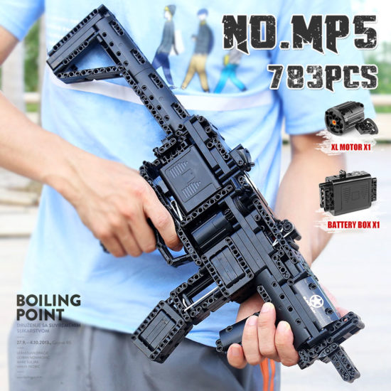 MOULD KING Creative Desert Eagle Pistol Weapon SWAT Gun 98K MP5 Building Blocks Bricks Kids DIY Toys Christmas Gifts - Image 2