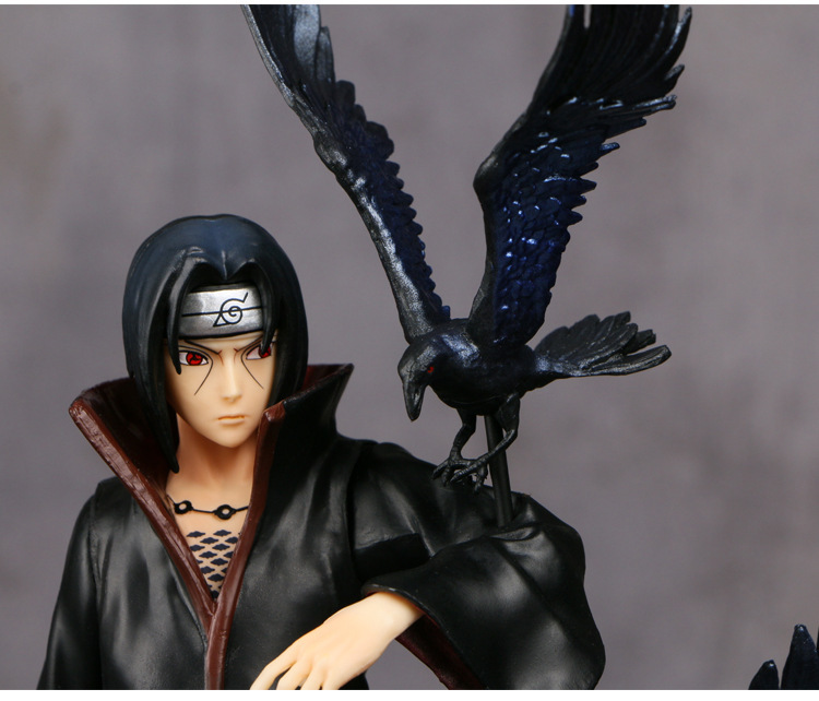 Naruto Anime Uchiha Itachi and Ravens PVC Action Figure Model 25 cm Naruto Anime Uchiha Itachi and Ravens PVC Action Figure Model 25 cm