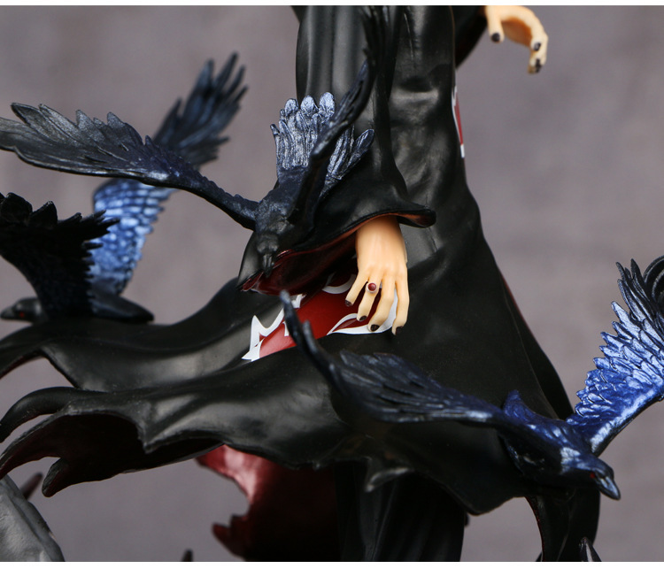 Naruto Anime Uchiha Itachi and Ravens PVC Action Figure Model 25 cm Naruto Anime Uchiha Itachi and Ravens PVC Action Figure Model 25 cm