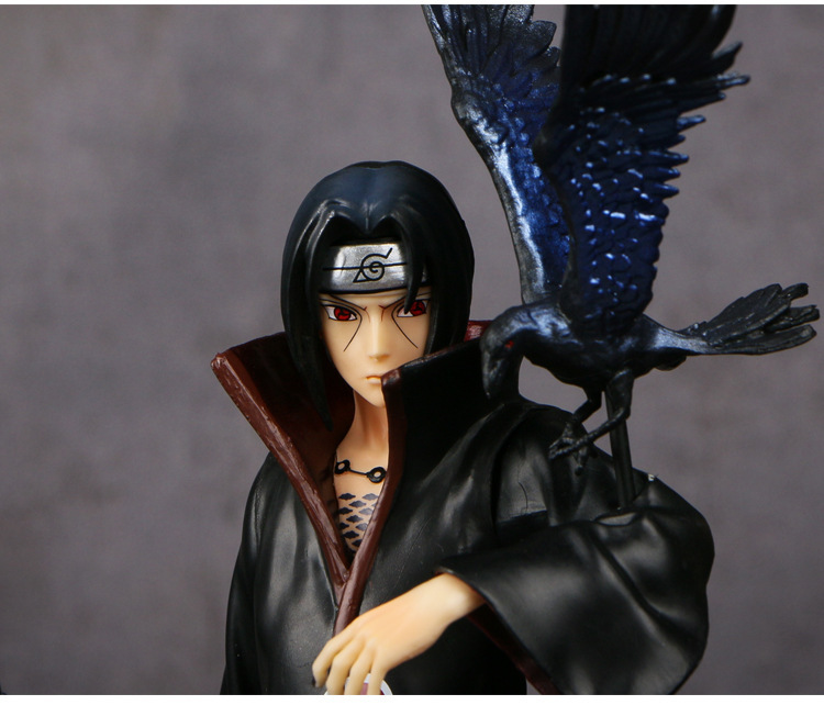 Naruto Anime Uchiha Itachi and Ravens PVC Action Figure Model 25 cm Naruto Anime Uchiha Itachi and Ravens PVC Action Figure Model 25 cm