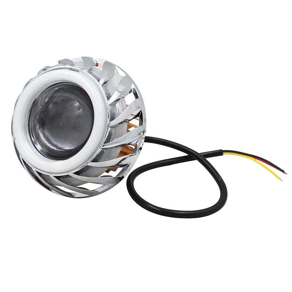 LED Angel Eyes Headlight Lens High/Low Beam 30W Demon Eyes DRL Lamp For Retrofit Car Motorbike Motorcycle LED Angel Eyes Headlight Lens High/Low Beam 30W Demon Eyes DRL Lamp For Retrofit Car Motorbike Motorcycle