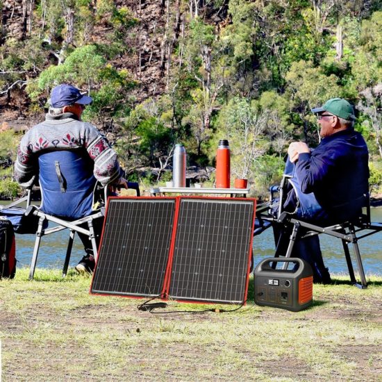 Flexible Foldable Solar Panel High Efficiency Portable For Travel Phone Boat 12V Solar Panel Kit - Image 3