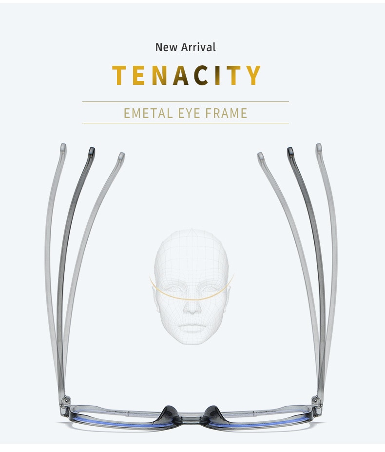 Transparent Glasses Frame Women Men Anti Blue Light square Eyewear Blocking Glasses For Screen