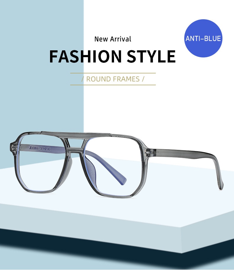Transparent Glasses Frame Women Men Anti Blue Light square Eyewear Blocking Glasses For Screen