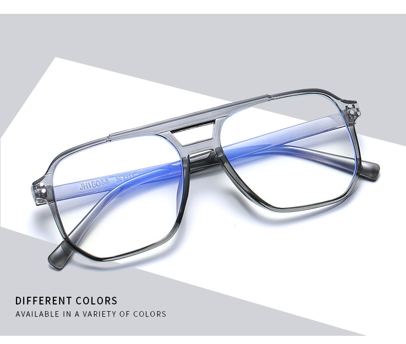 Transparent Glasses Frame Women Men Anti Blue Light square Eyewear Blocking Glasses For Screen