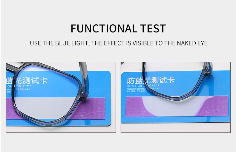 Transparent Glasses Frame Women Men Anti Blue Light square Eyewear Blocking Glasses For Screen