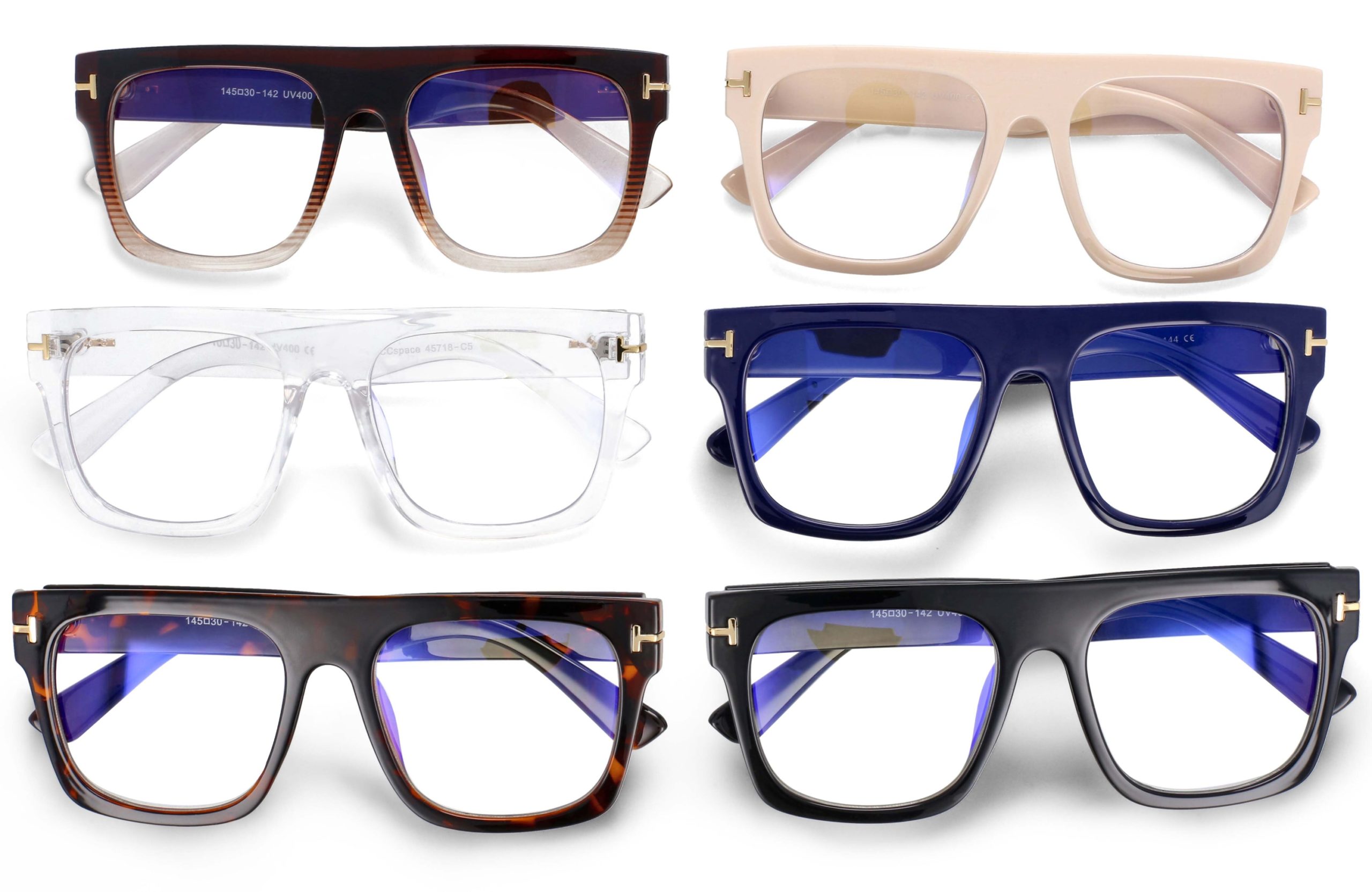 Retro Square Glasses Frame Anti-Blue Light Men Ladies Popular Style Optical Fashion For Screen