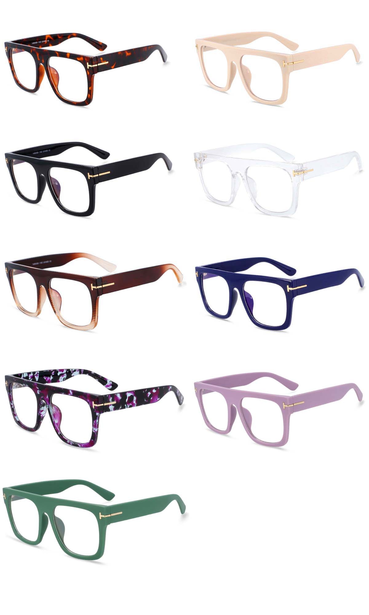 Retro Square Glasses Frame Anti-Blue Light Men Ladies Popular Style Optical Fashion For Screen