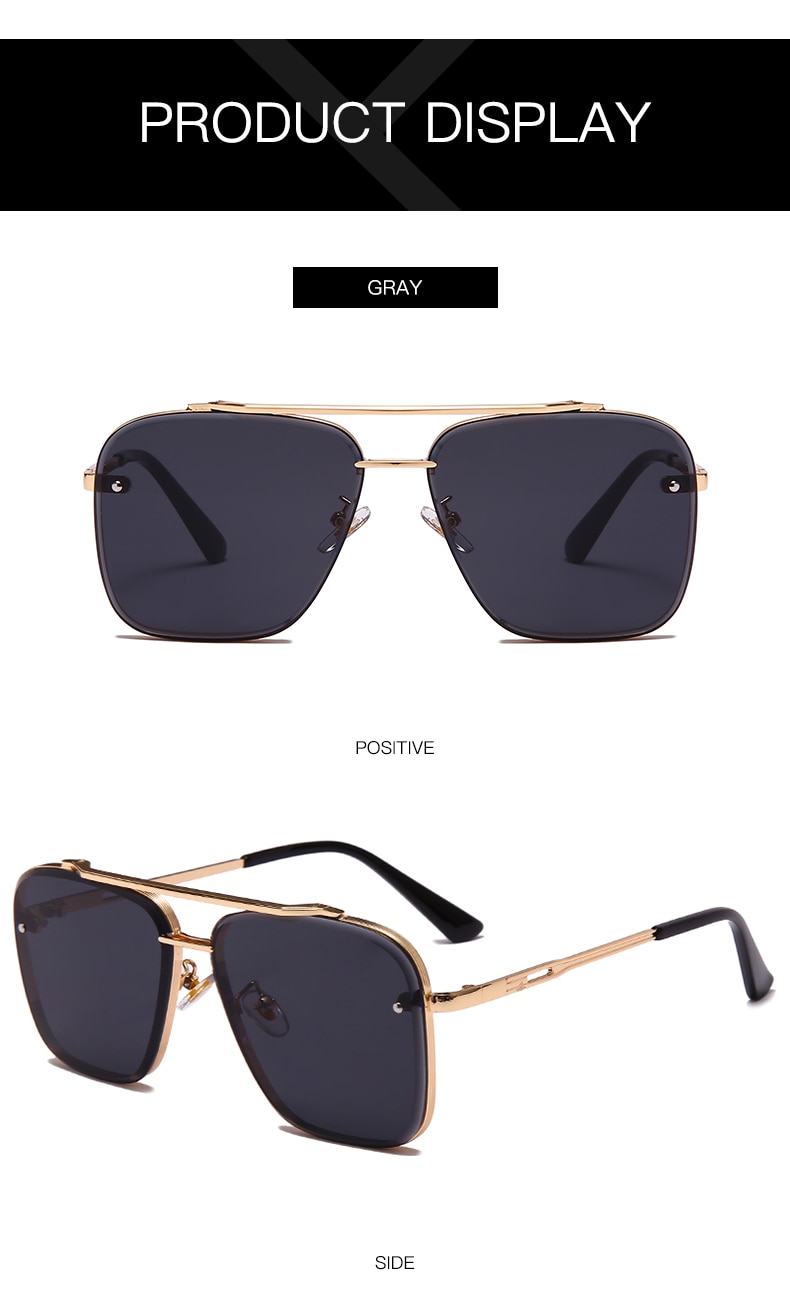 Fashion Glasses Cool Driving Style Gradient Brown