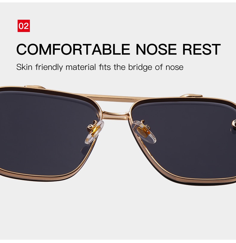 Fashion Glasses Cool Driving Style Gradient Brown