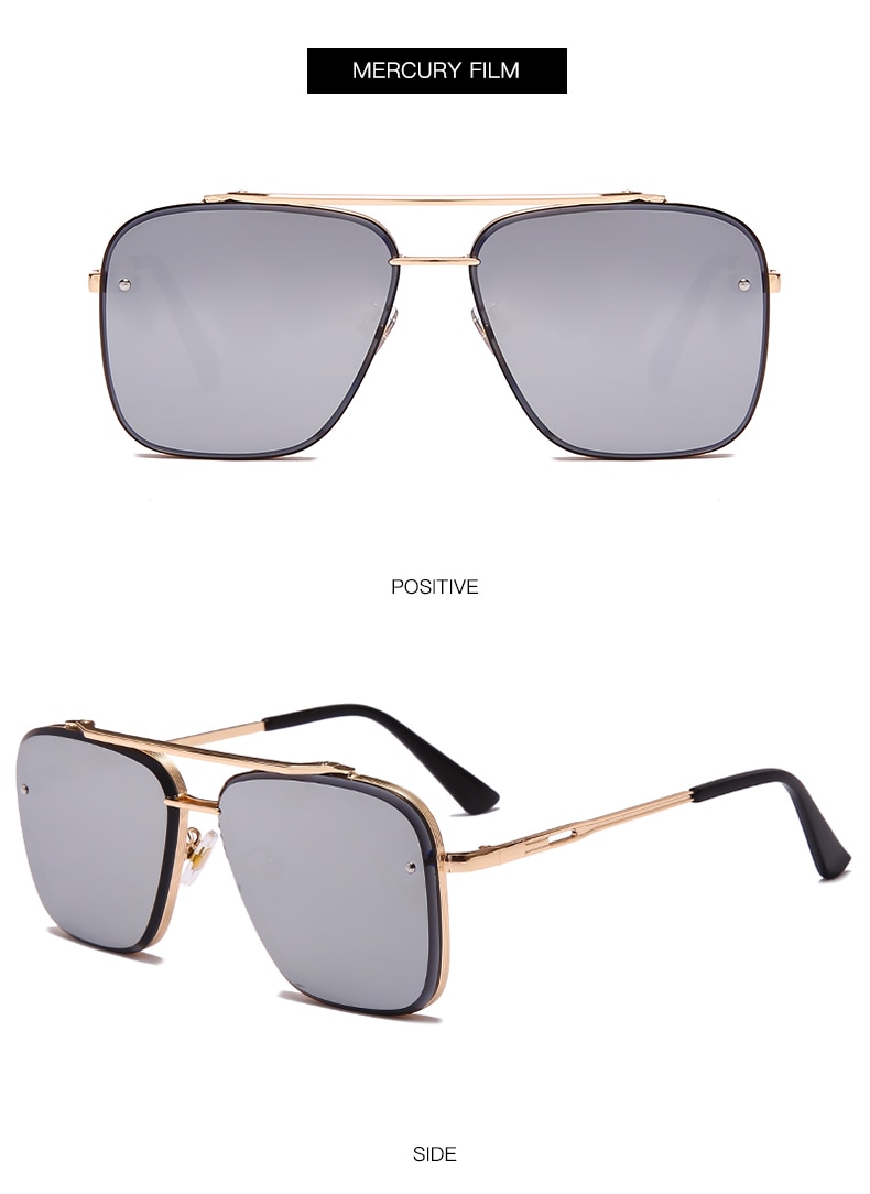 Fashion Glasses Cool Driving Style Gradient Brown