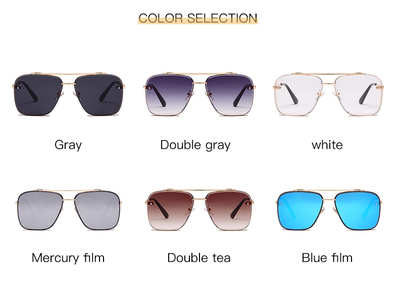Fashion Glasses Cool Driving Style Gradient Brown