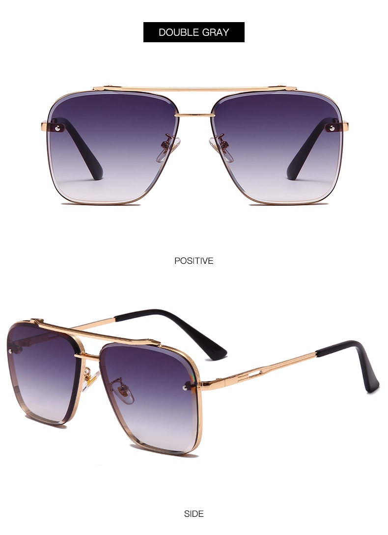 Fashion Glasses Cool Driving Style Gradient Brown