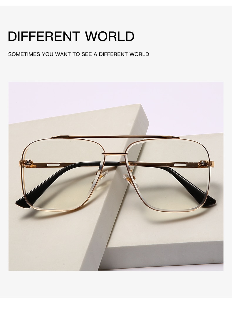 Fashion Glasses Cool Driving Style Gradient Brown