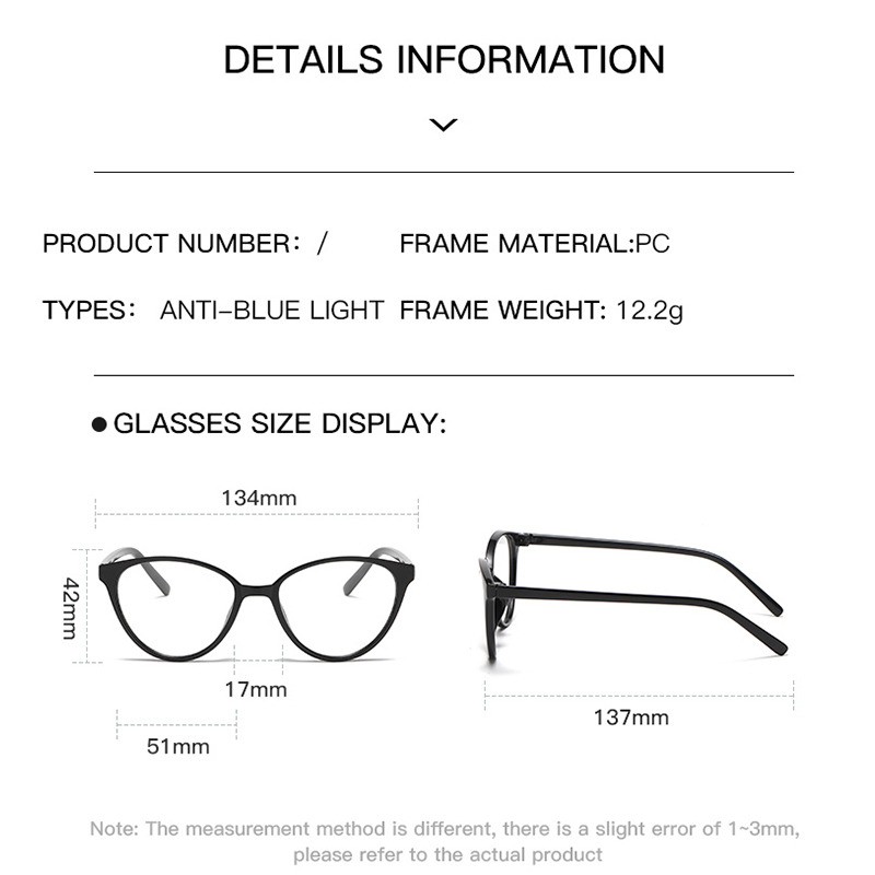 Anti-Blue Light Glasses For Men Women Classic Anti-dazzle Eye Protection
