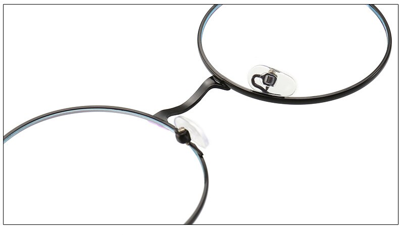Retro Round Frame Glasses Anti-blue Radiation Ultralight Men Women Blue Light Blocking Glasses Eyewear