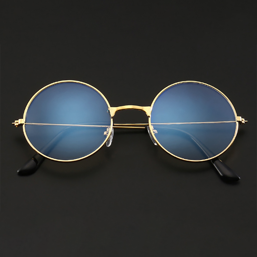 Retro Round Frame Glasses Anti-blue Radiation Ultralight Men Women Blue Light Blocking Glasses Eyewear