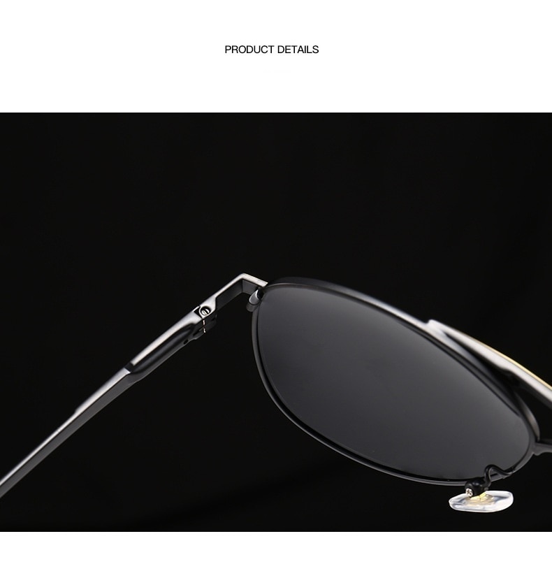 Luxury Pilot Polarized Sunglasses For Men Women Driving Fishing Retro Brand Designer Metal UV400