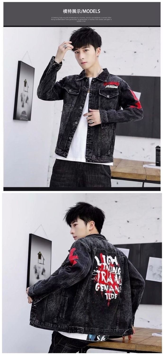 Leather Racer Black Jacket Korean Fashion Jacket Youth Casual Versatile Hot Top Streetwear Coat