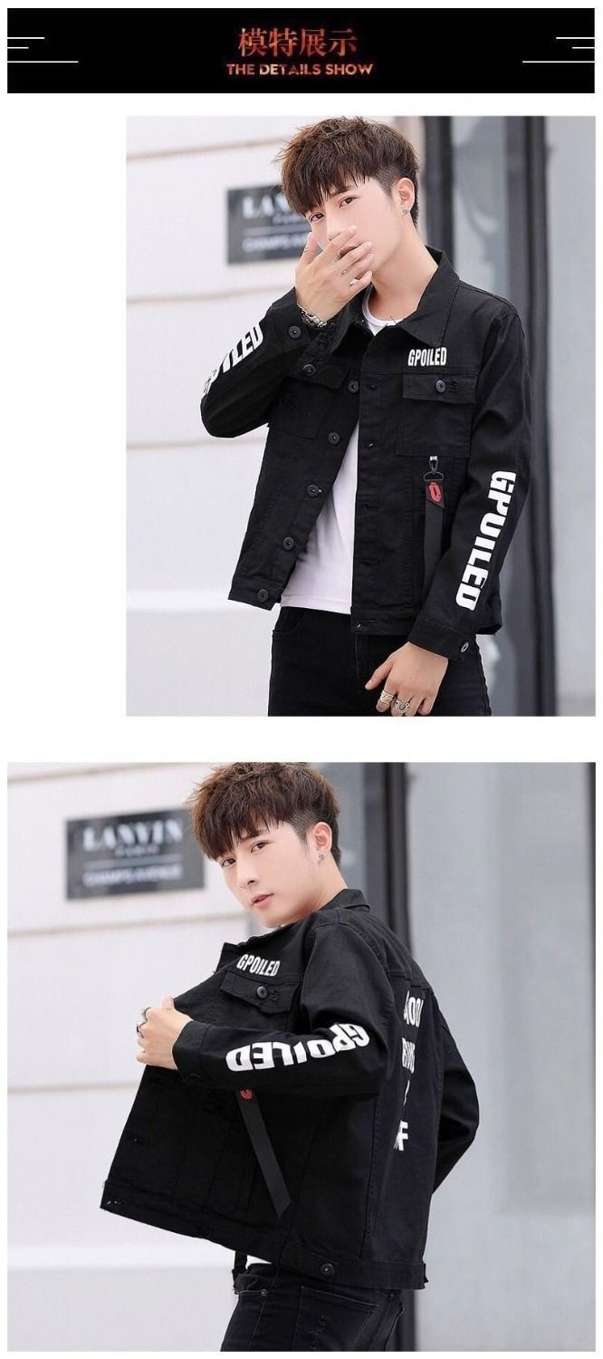 Leather Racer Black Jacket Korean Fashion Jacket Youth Casual Versatile Hot Top Streetwear Coat