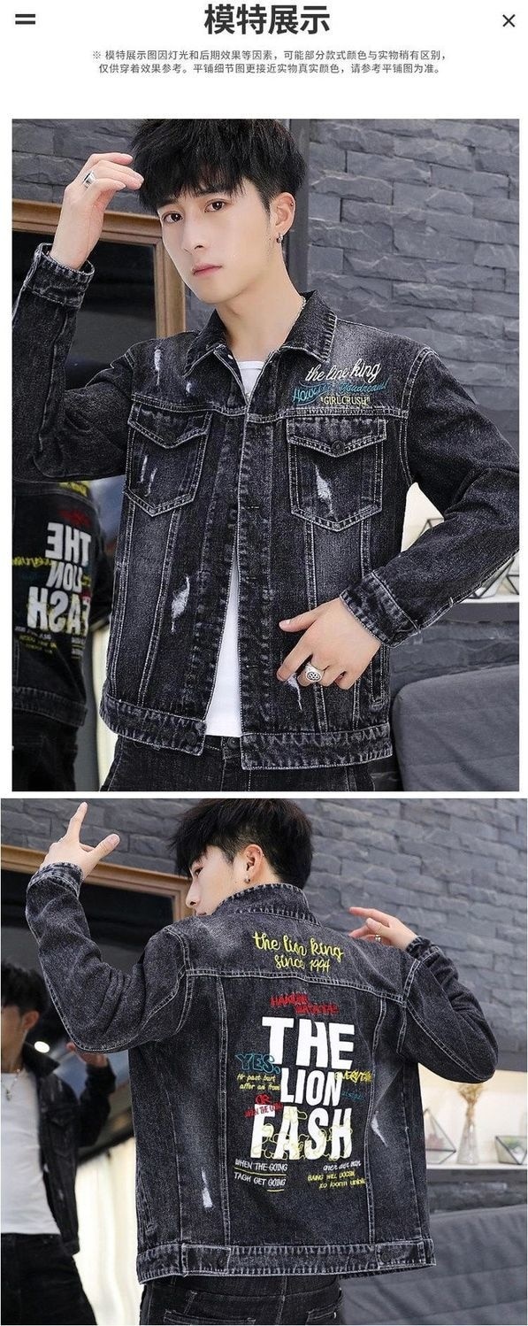Leather Racer Black Jacket Korean Fashion Jacket Youth Casual Versatile Hot Top Streetwear Coat