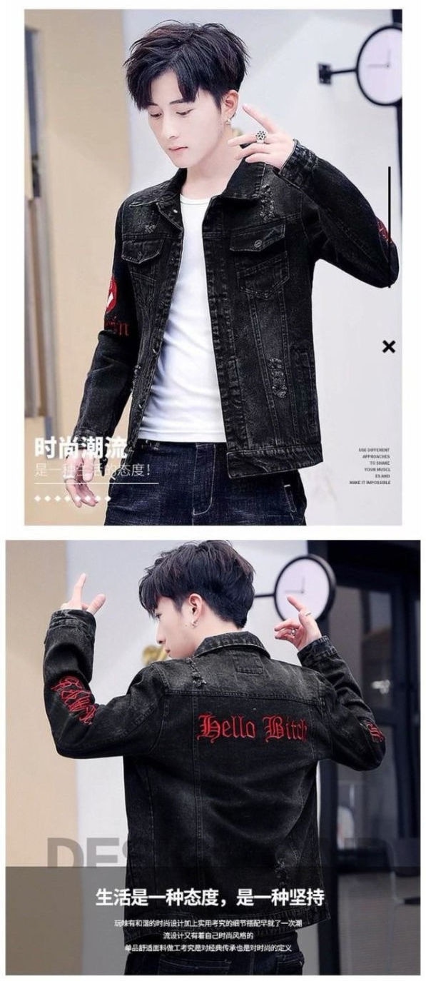 Leather Racer Black Jacket Korean Fashion Jacket Youth Casual Versatile Hot Top Streetwear Coat