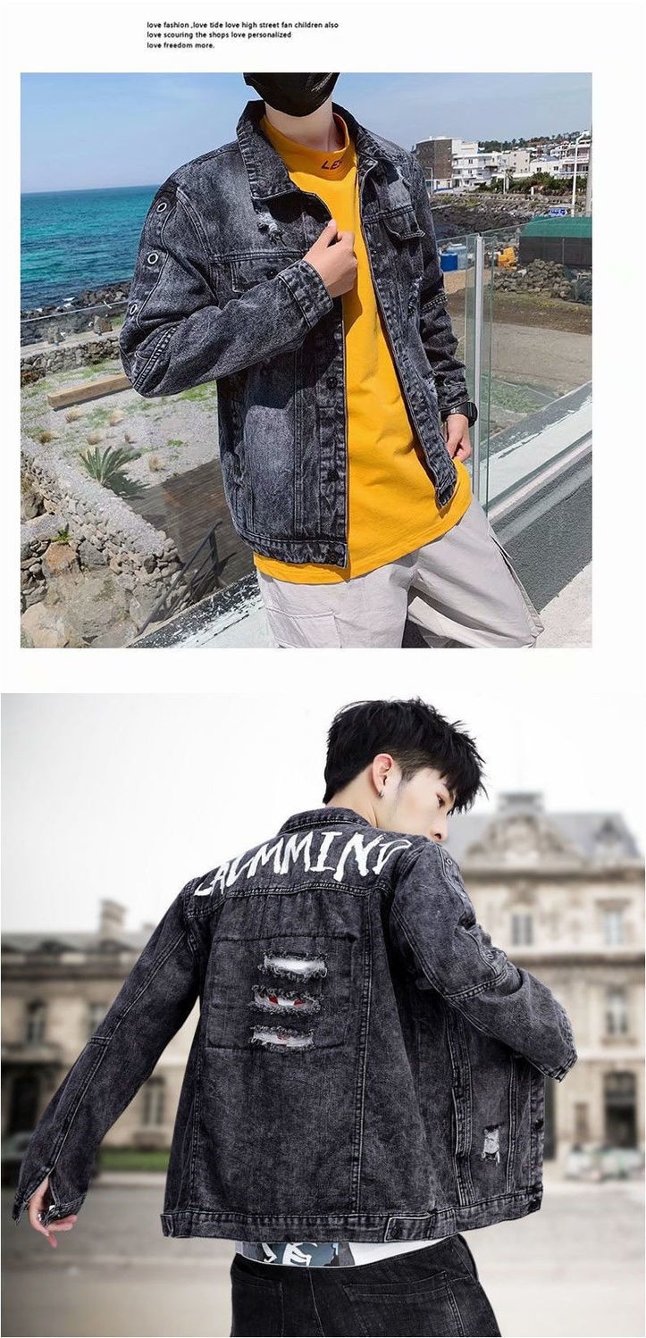 Leather Racer Black Jacket Korean Fashion Jacket Youth Casual Versatile Hot Top Streetwear Coat