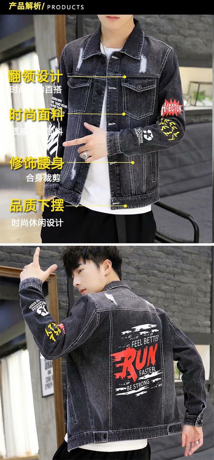 Leather Racer Black Jacket Korean Fashion Jacket Youth Casual Versatile Hot Top Streetwear Coat