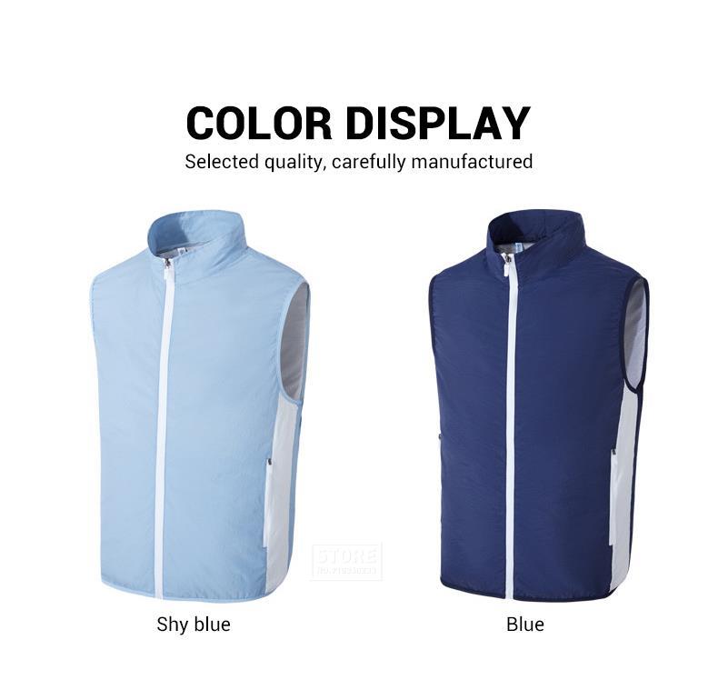 Ice Vest Fan Air Conditioning Clothes Cool Vest Sport USB Charging Worker Camping Fishing