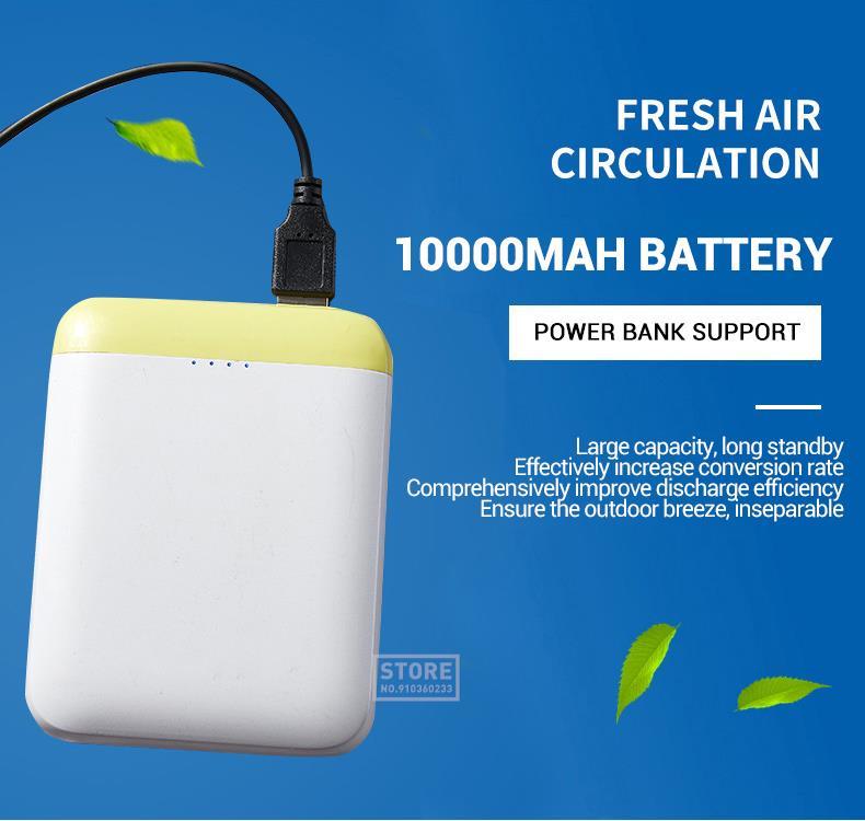 Ice Vest Fan Air Conditioning Clothes Cool Vest Sport USB Charging Worker Camping Fishing