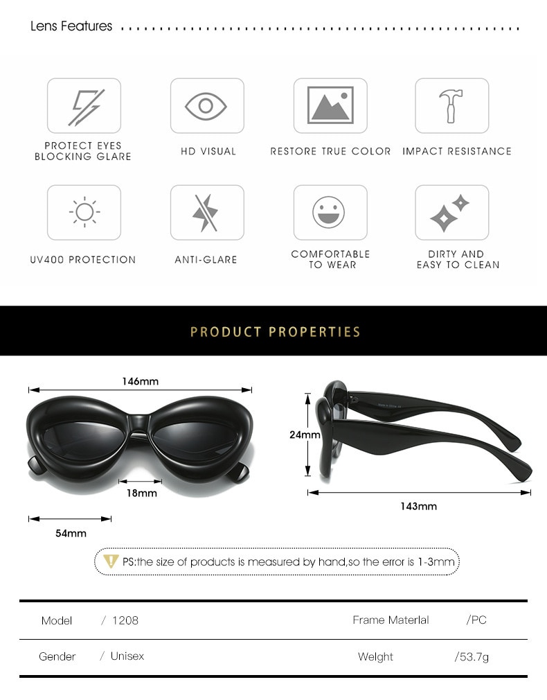 Sexy Lip Sunglasses For Women New Luxury Brand Candy Color Sunglasses Men Hip Hop