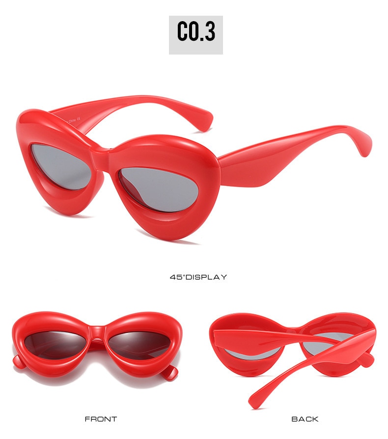 Sexy Lip Sunglasses For Women New Luxury Brand Candy Color Sunglasses Men Hip Hop