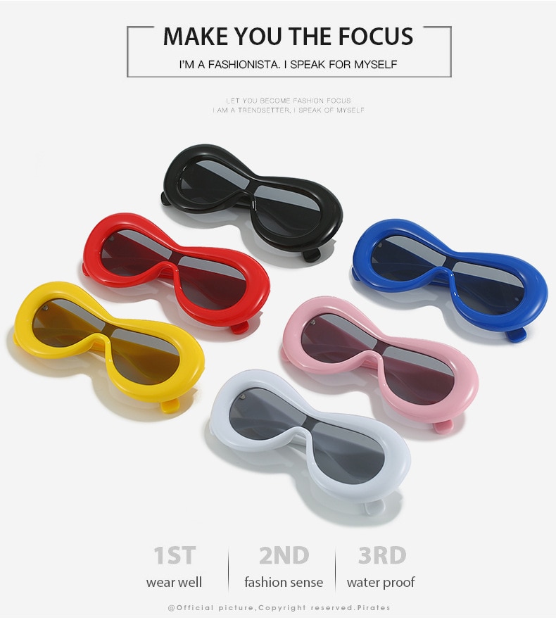 Sexy Lip Sunglasses For Women New Luxury Brand Candy Color Sunglasses Men Hip Hop