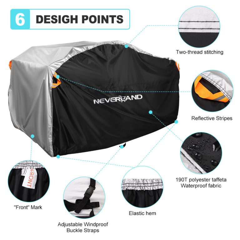 ⁦Motorbike Covers Waterproof Rain Proof Dust UV Sun Protector⁩ - الصورة ⁦3⁩