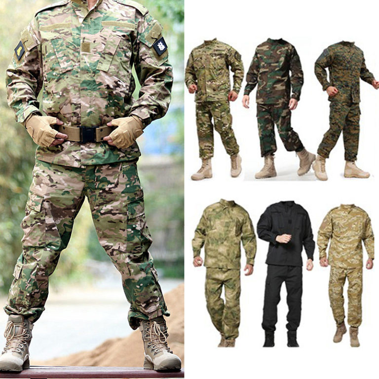 Men Military Uniform Special Forces Soldier Clothes - Image 3