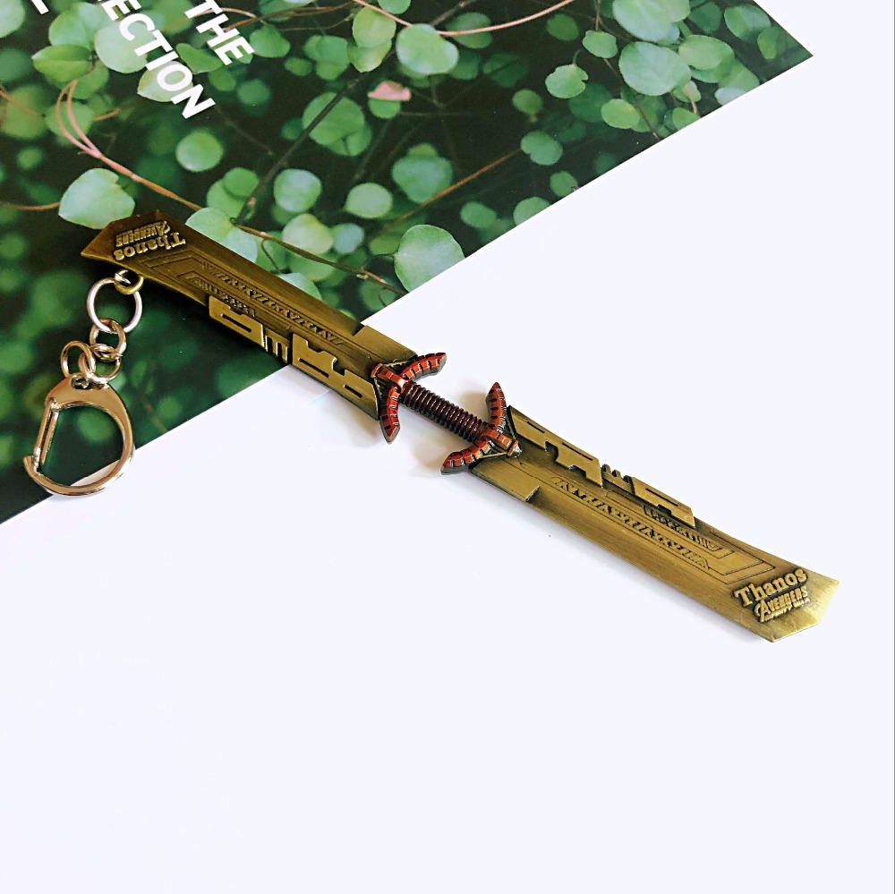 Keychain Toys Avengers Sword Stormbreaker Key chain Thanos Spiderman Keyring Toys Keychain Toys Avengers Sword Stormbreaker Key chain Thanos Spiderman Keyring Toys
