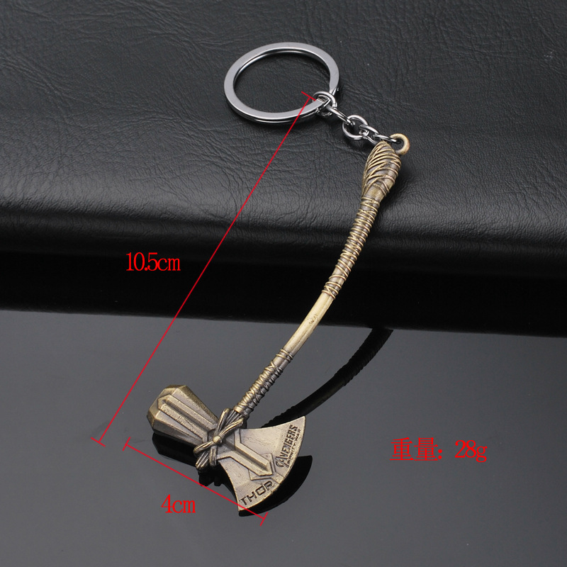 Keychain Toys Avengers Sword Stormbreaker Key chain Thanos Spiderman Keyring Toys Keychain Toys Avengers Sword Stormbreaker Key chain Thanos Spiderman Keyring Toys