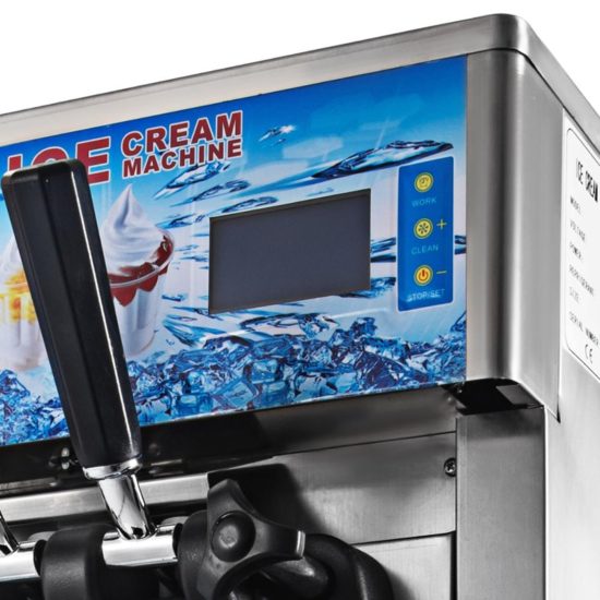 Soft Ice Cream Machine Electric 18L/H 3 Flavors Sweet Cone Ice Cream Maker 110V/220V 1200W - Image 2